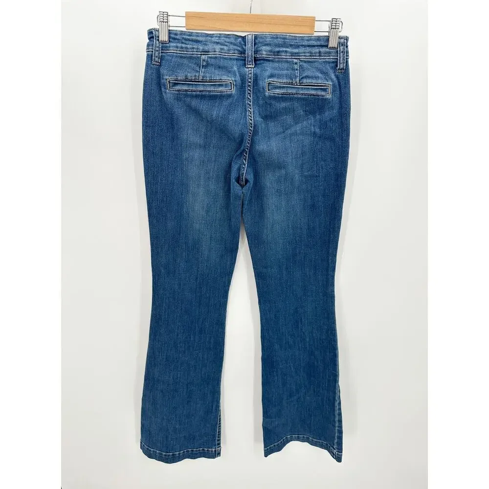 Banana Republic Factory Wide Leg Denim Jeans Flare Womens Size‎ 27/4